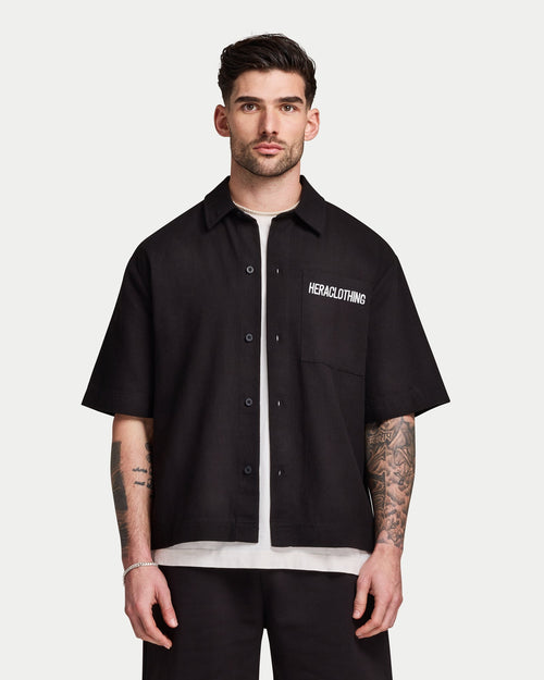 Mens Short Sleeve Cotton Shirt