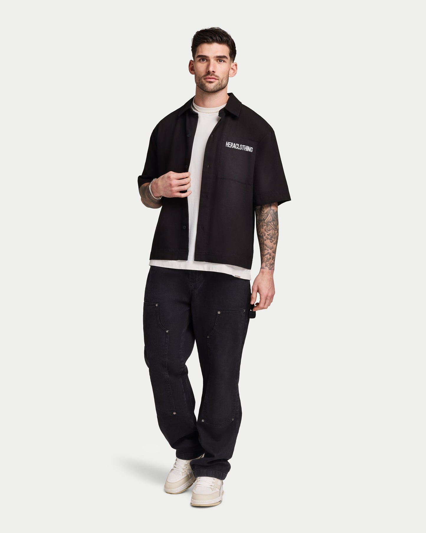 Mens Short Sleeve Cotton Shirt