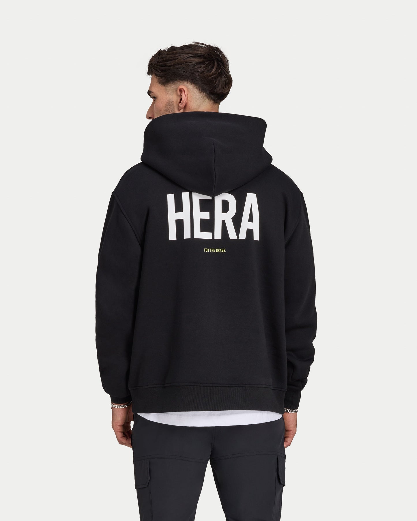 Mens For the Brave Oversized Hoodie