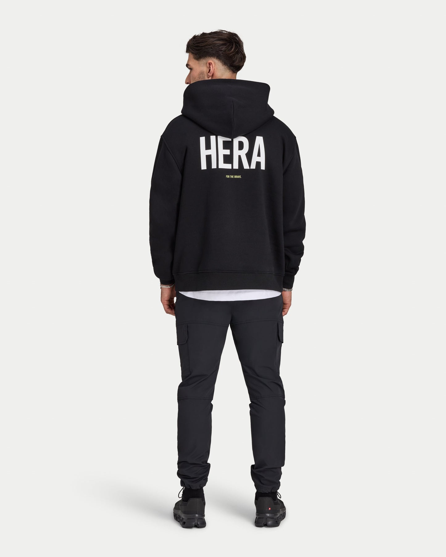 Mens For the Brave Oversized Hoodie