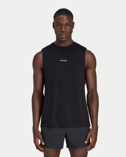 Mens For the Brave Oversized Tank