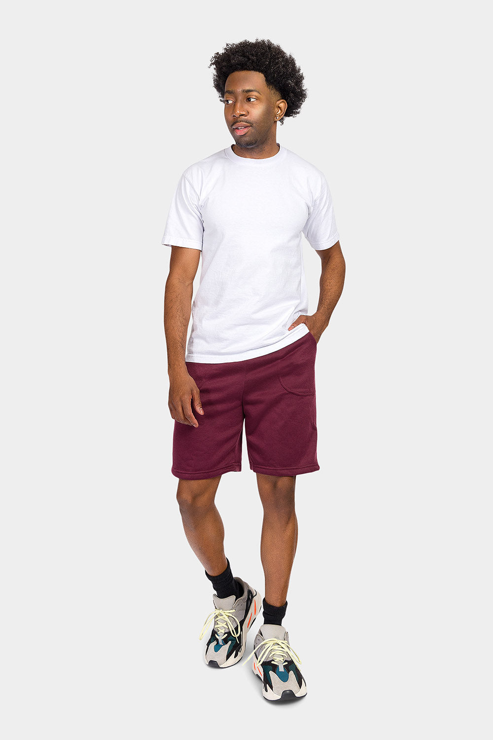 Essential Solid Fleece Shorts