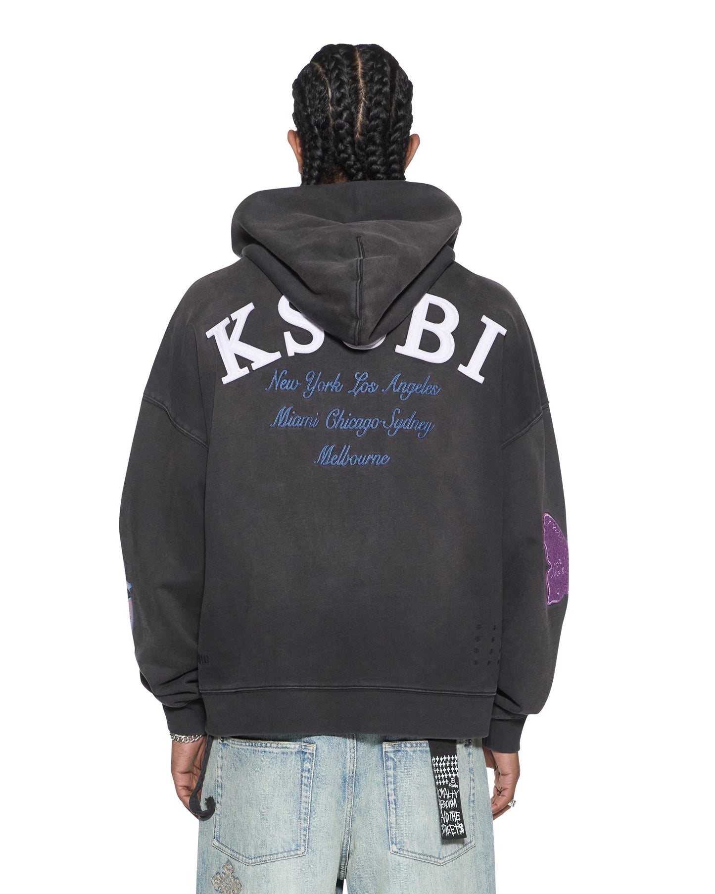 GENESIS EKCESS ZIP HOODIE CHARCOAL FADE
