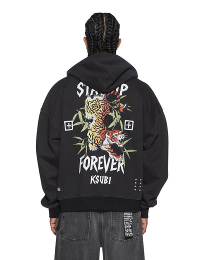 STAY UP EKCESS ZIP HOODIE FADED BLACK