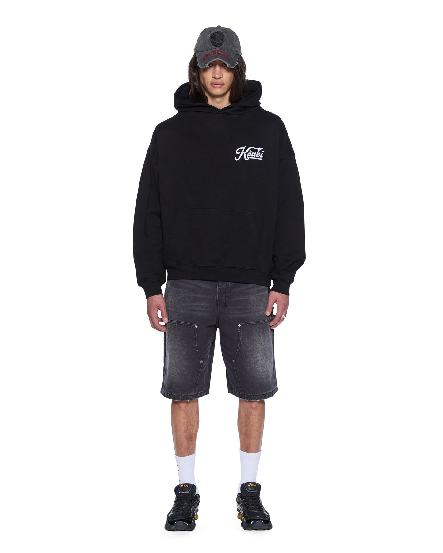 OUTFIELD EKCESS HOODIE BLACK