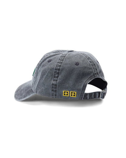 AUS DAD CAP WASHED BLACK