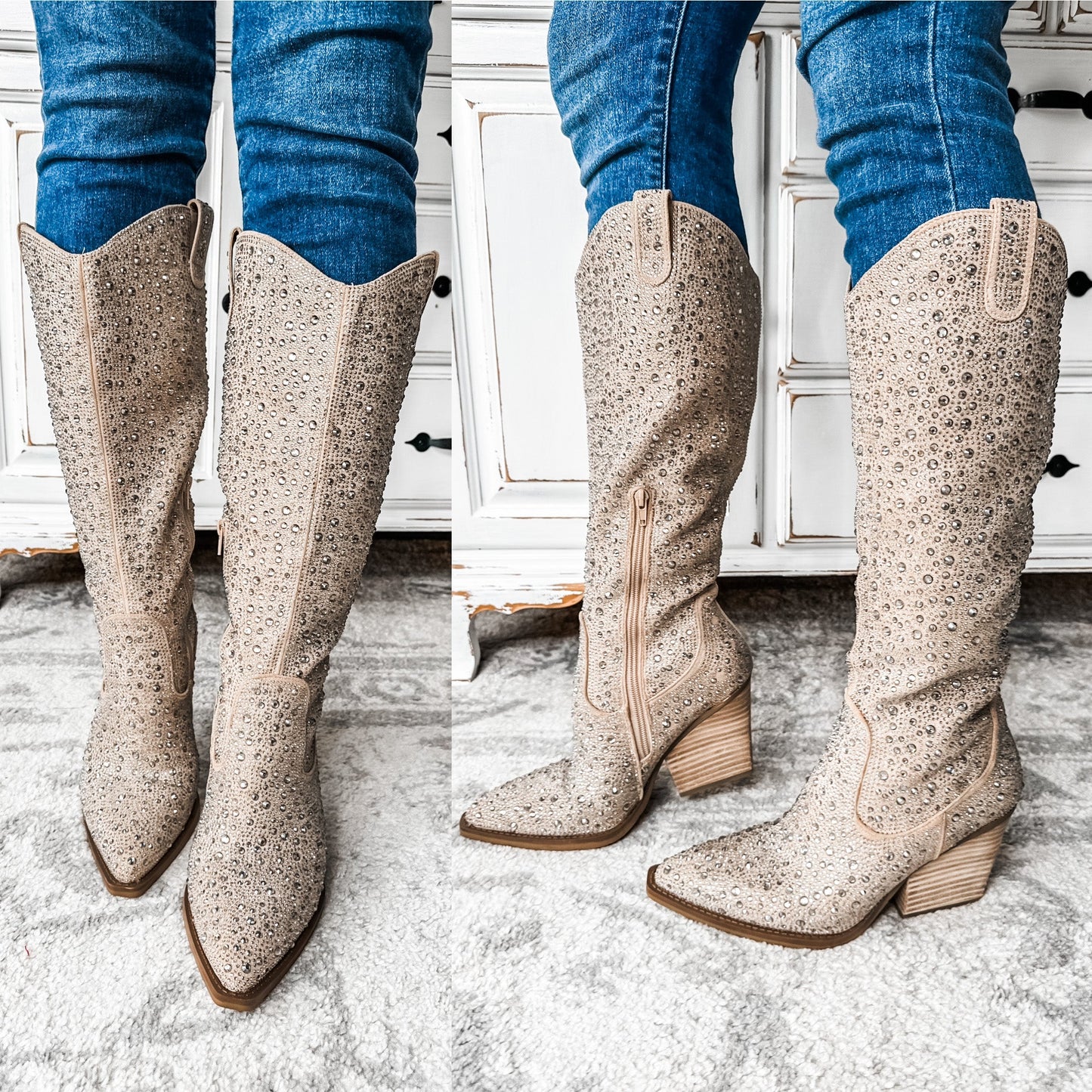 Kady Tall Boot - Taupe