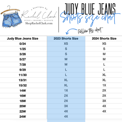 Judy Blue Mid Length Cut Off Shorts