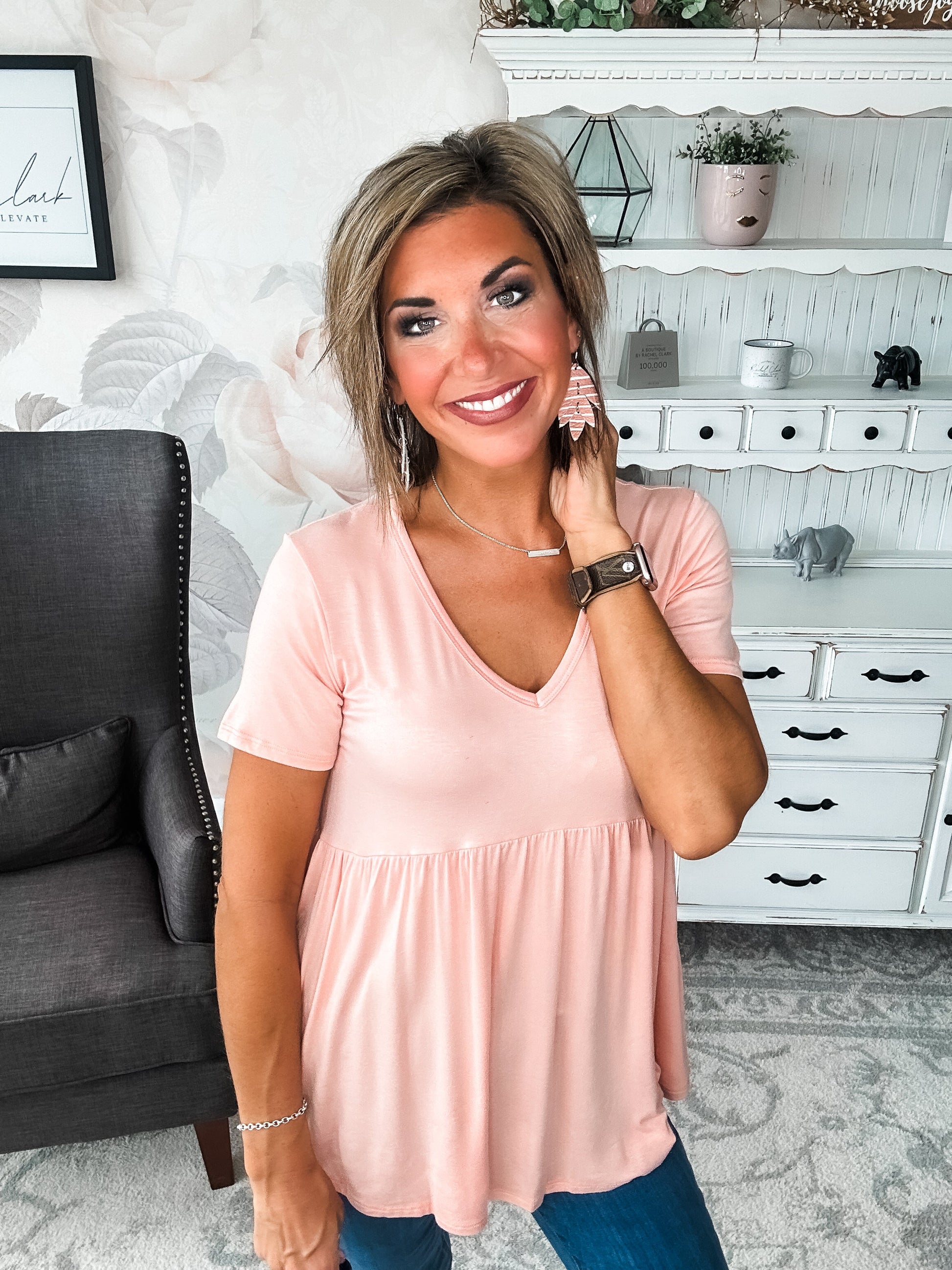 Just Look Back Babydoll Top