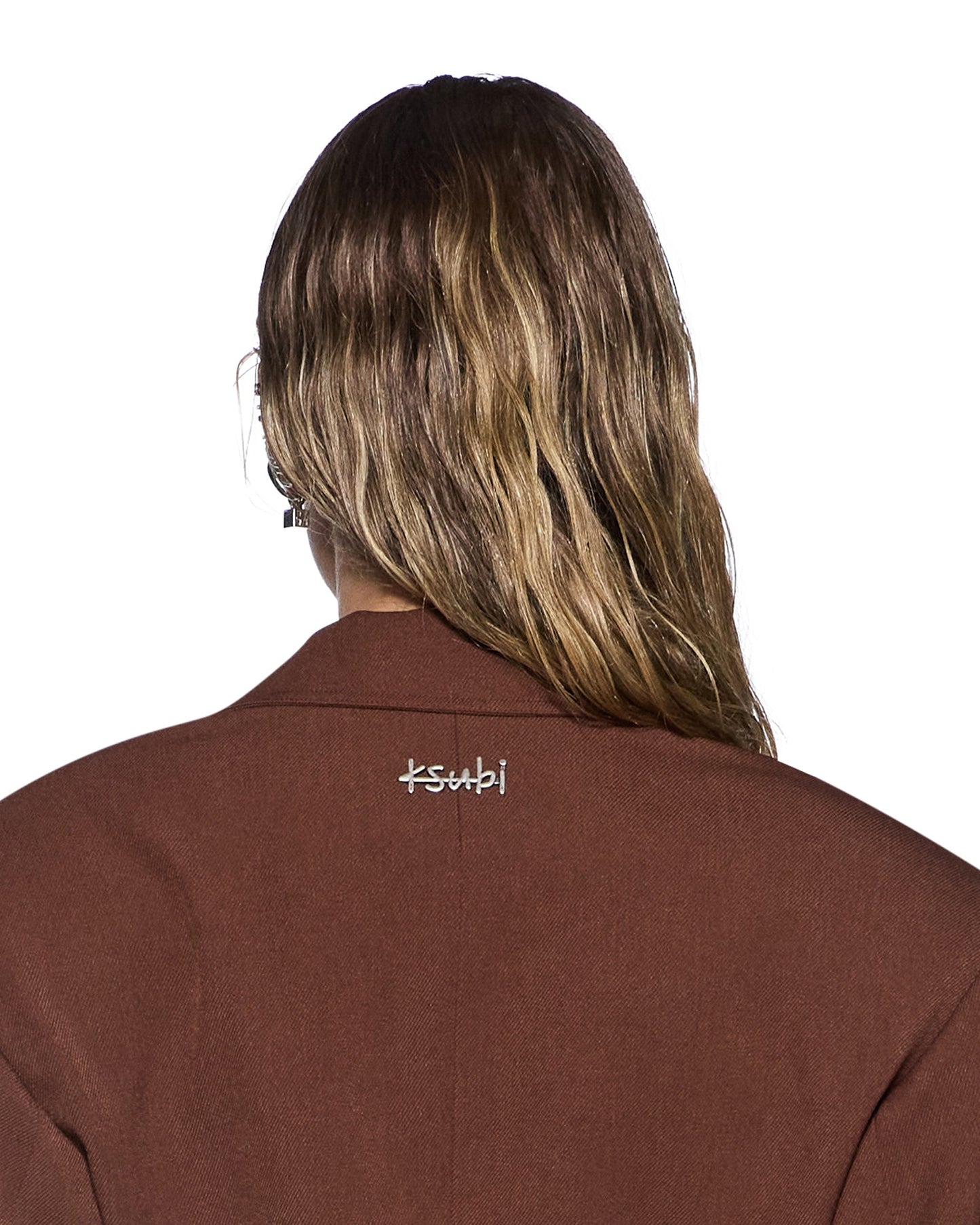 DARE CINCHED BLAZER CHOCOLATE