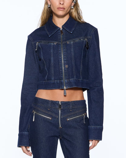 SLIM TRUCKER JACKET ORIGINAL RINSE