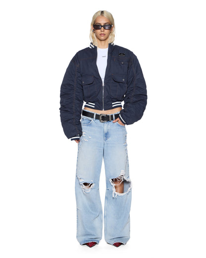 DYNASTY BOMBER JACKET NAVY