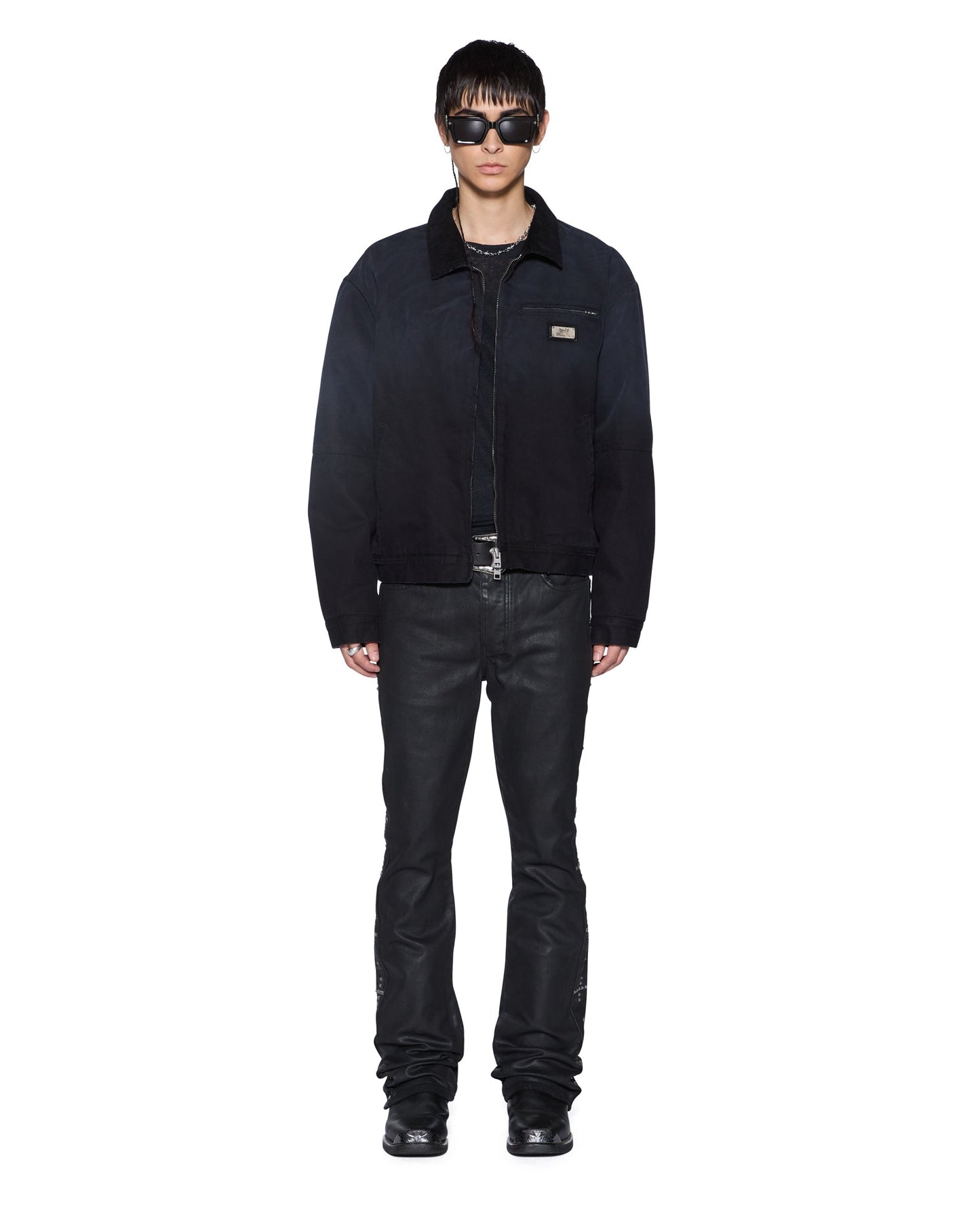 PLATED GREENWICH JACKET BLACK