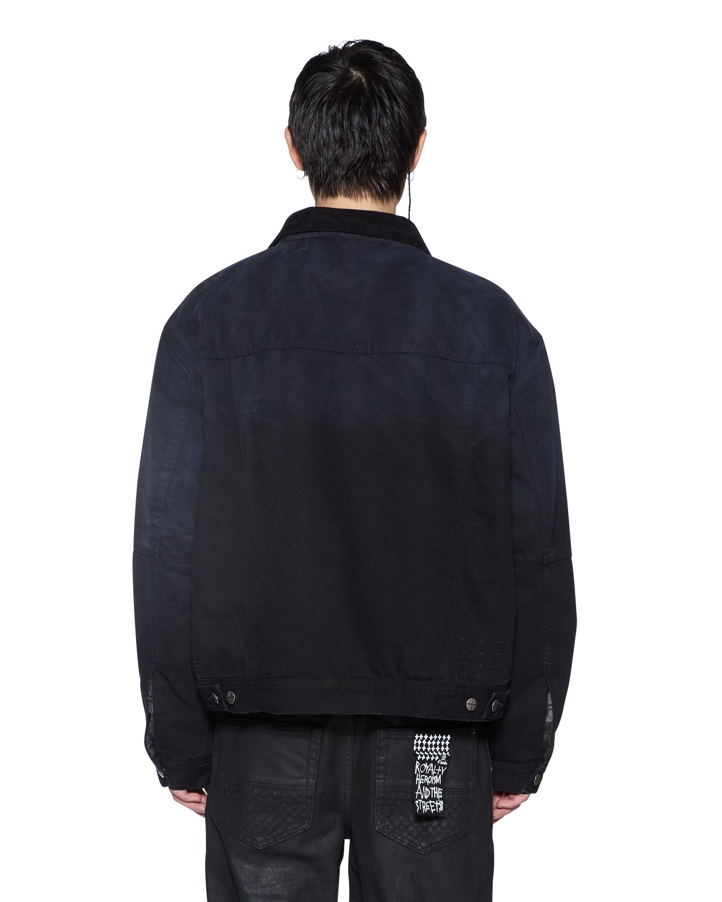 PLATED GREENWICH JACKET BLACK