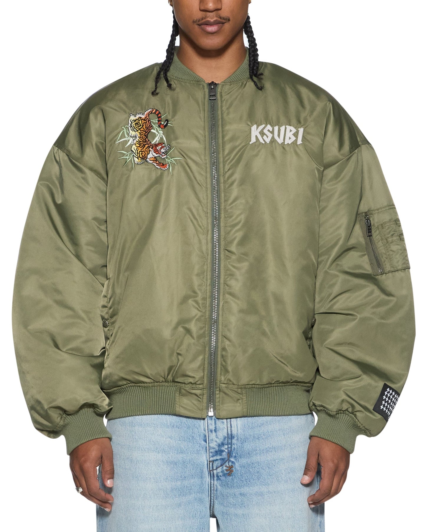 STAY UP 4EVA BOMBER JACKET KHAKI