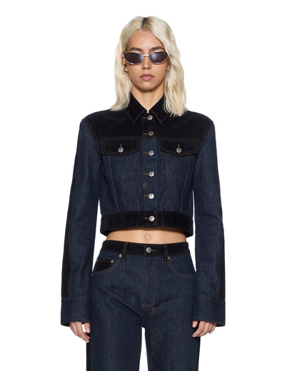 SLIM TRUCKER JACKET VIXEN SPLICED