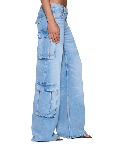DROPOUT LOW RISE CARGO JEAN SPIRIT
