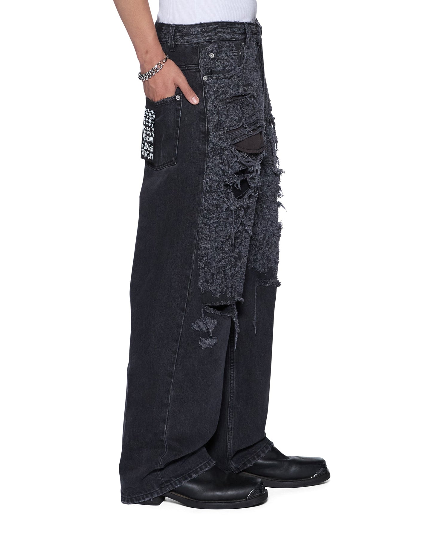 MAXX ASHER BLACK TRASHED