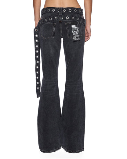 SOHO LO JEAN OPIUM BELTED