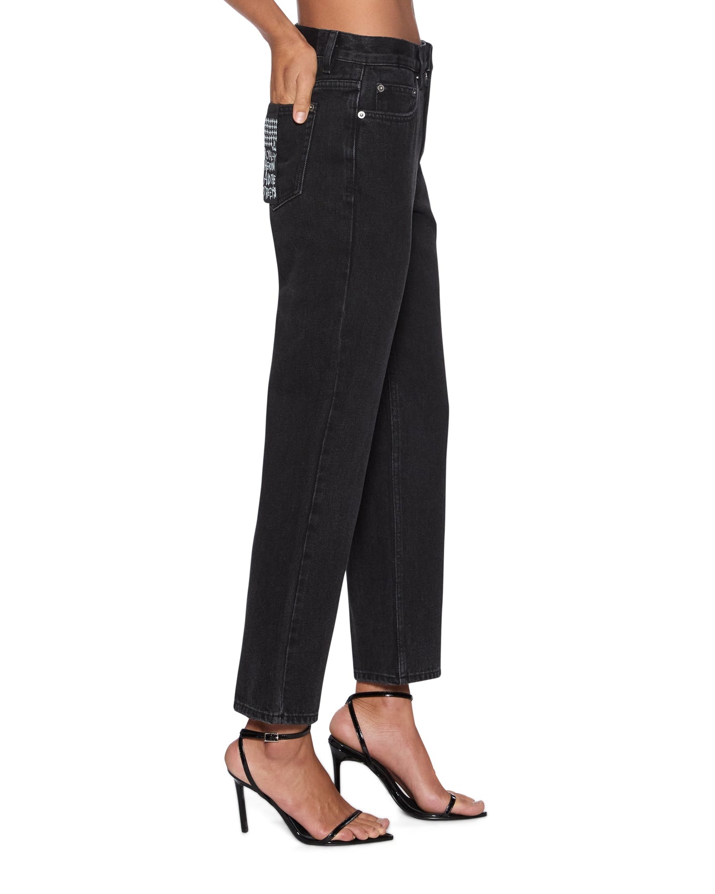 PINUP CROP JEAN NOIR