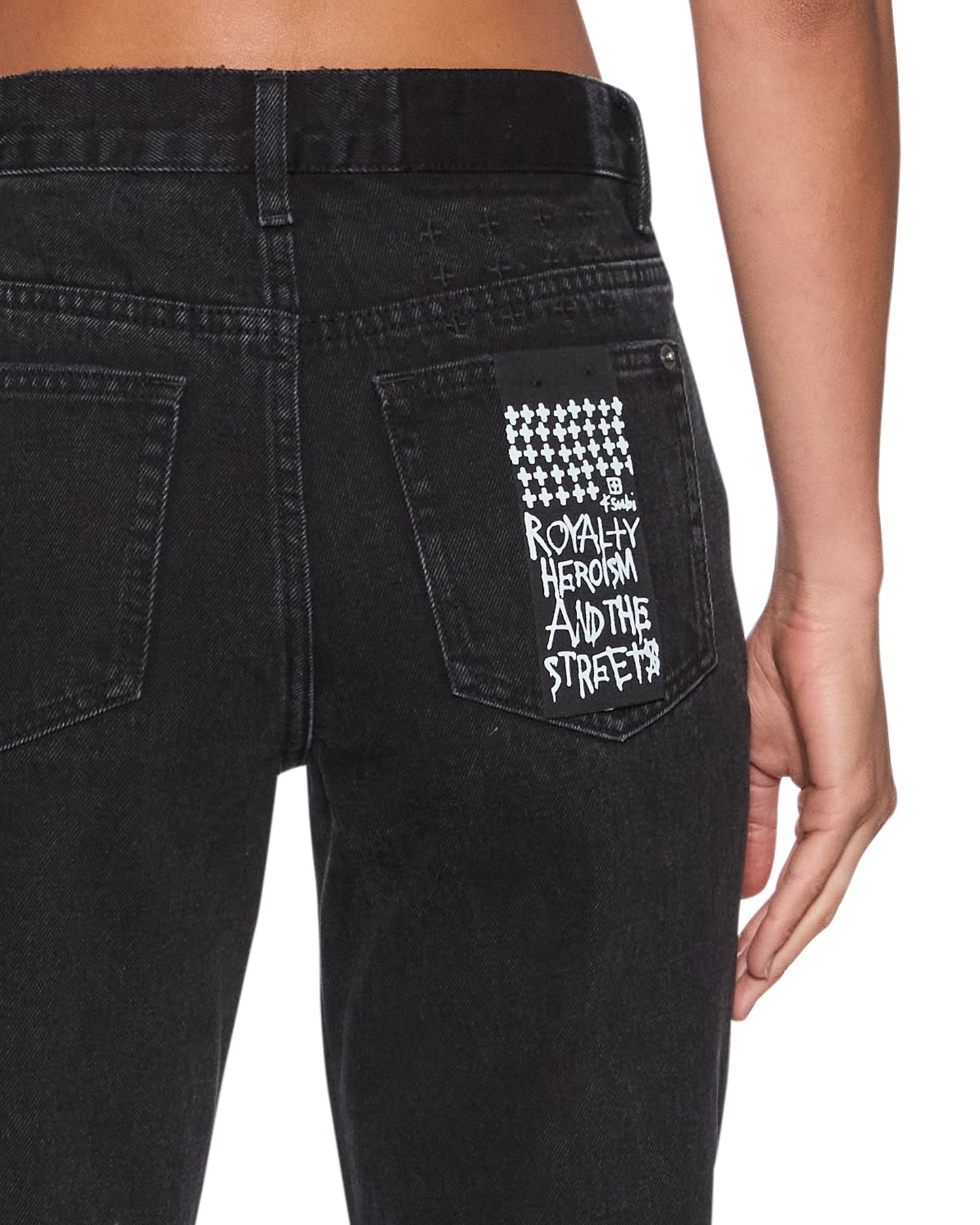 PINUP CROP JEAN NOIR
