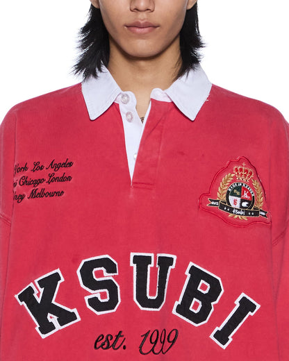 DUKE RUGBY LS JERSEY RED