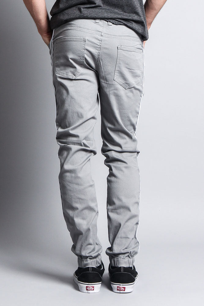 Men's Side Striped Band Joggers