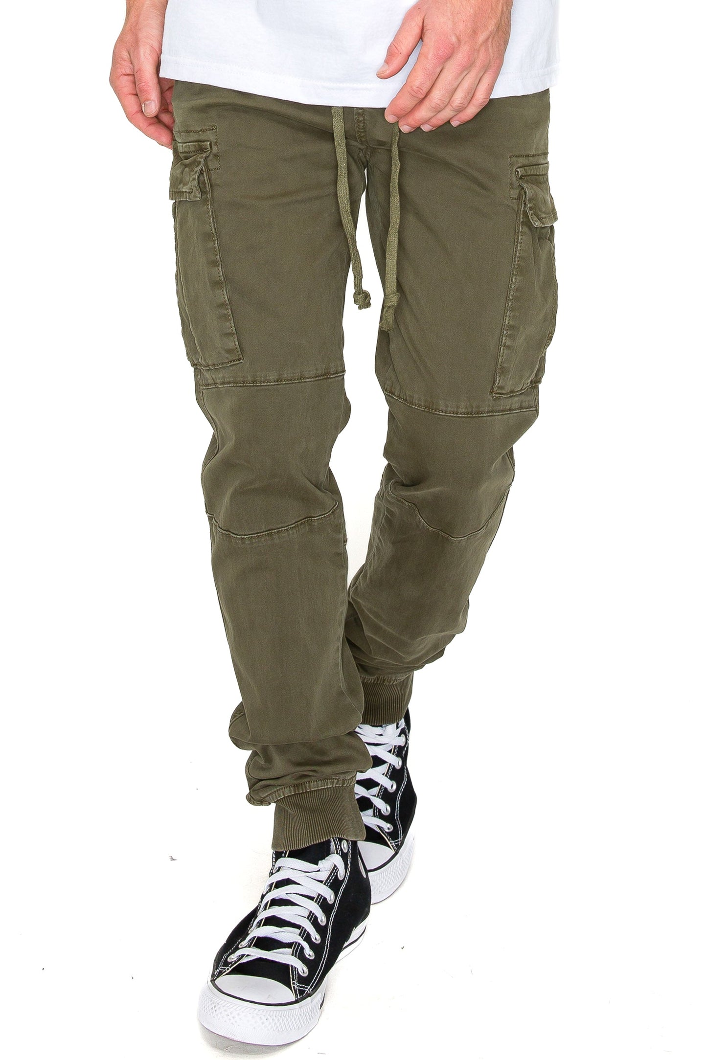Premium Garment Washed Cargo Jogger