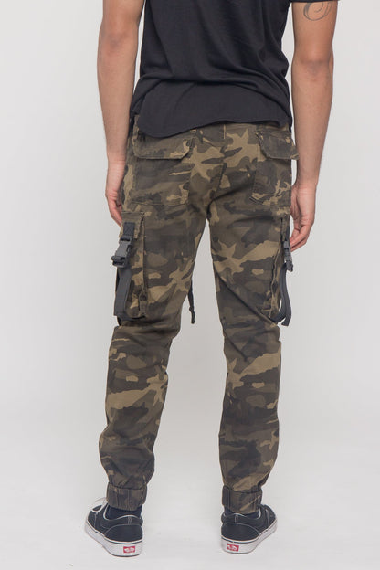 Utility Buckled Jogger Pants