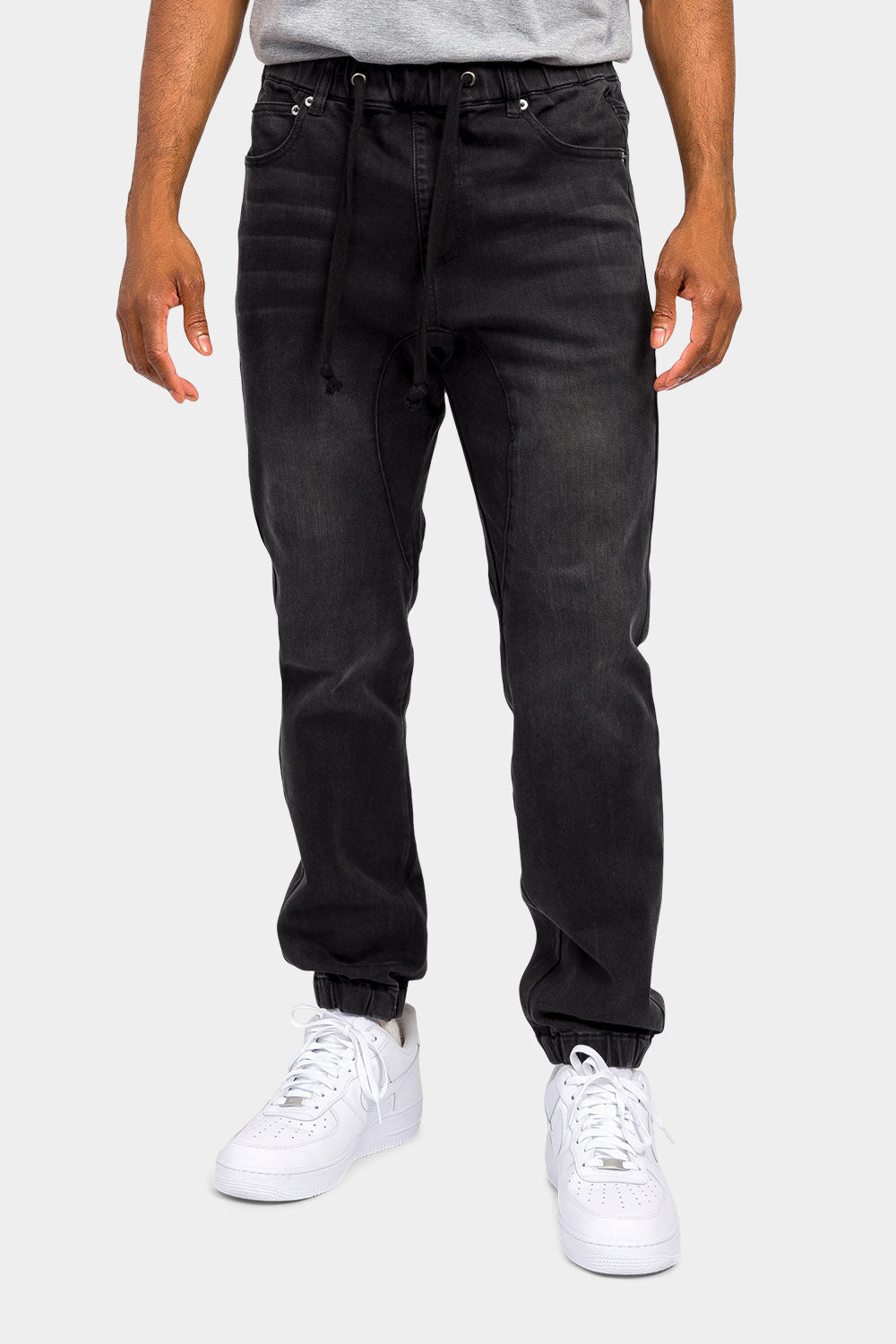 Denim Jogger Pants