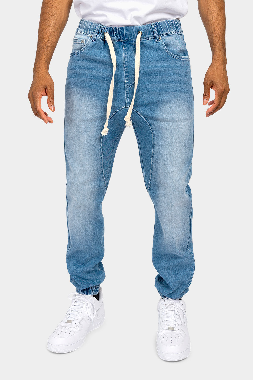 Denim Jogger Pants
