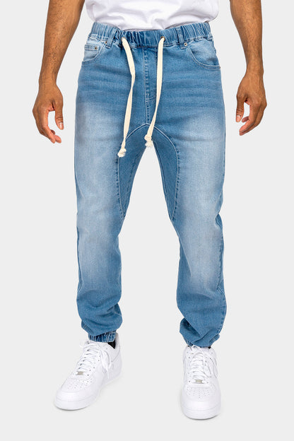 Denim Jogger Pants