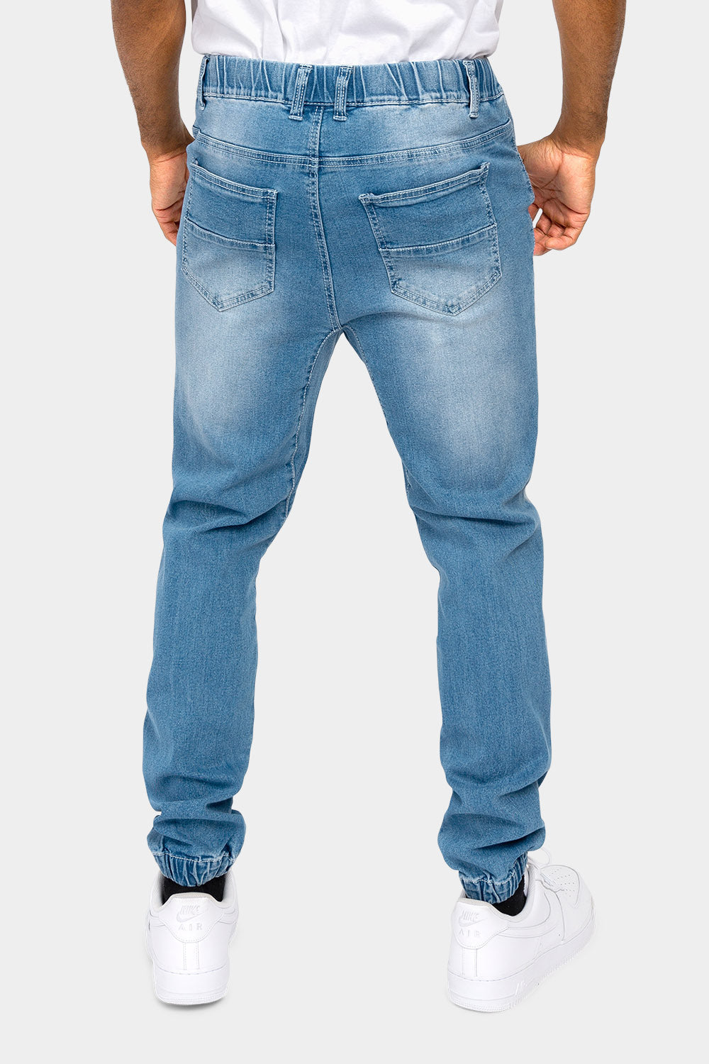 Denim Jogger Pants