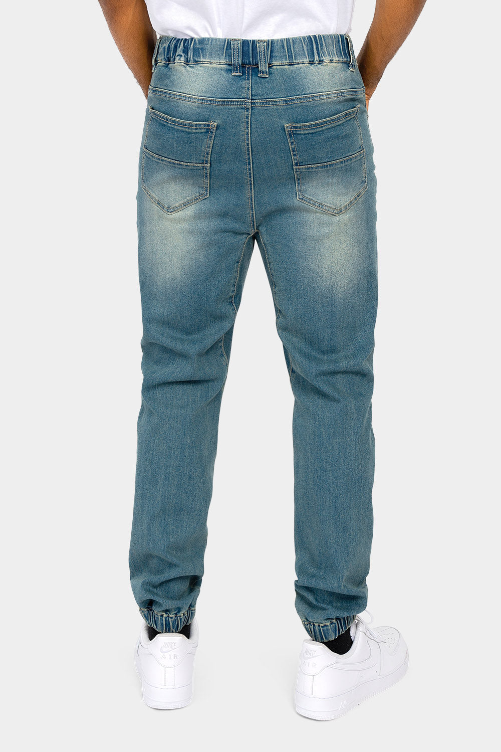 Denim Jogger Pants