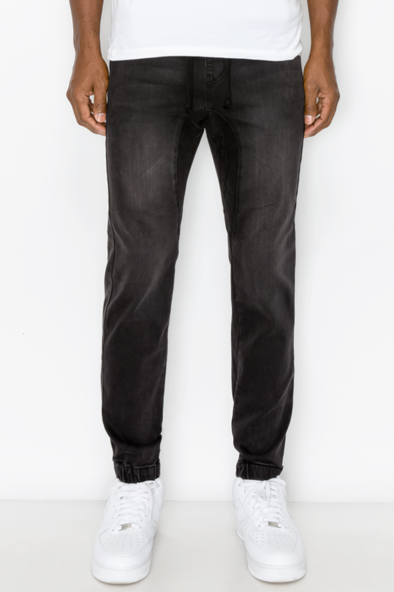 Essential Denim Jogger Pants