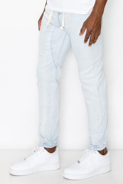 Essential Denim Jogger Pants