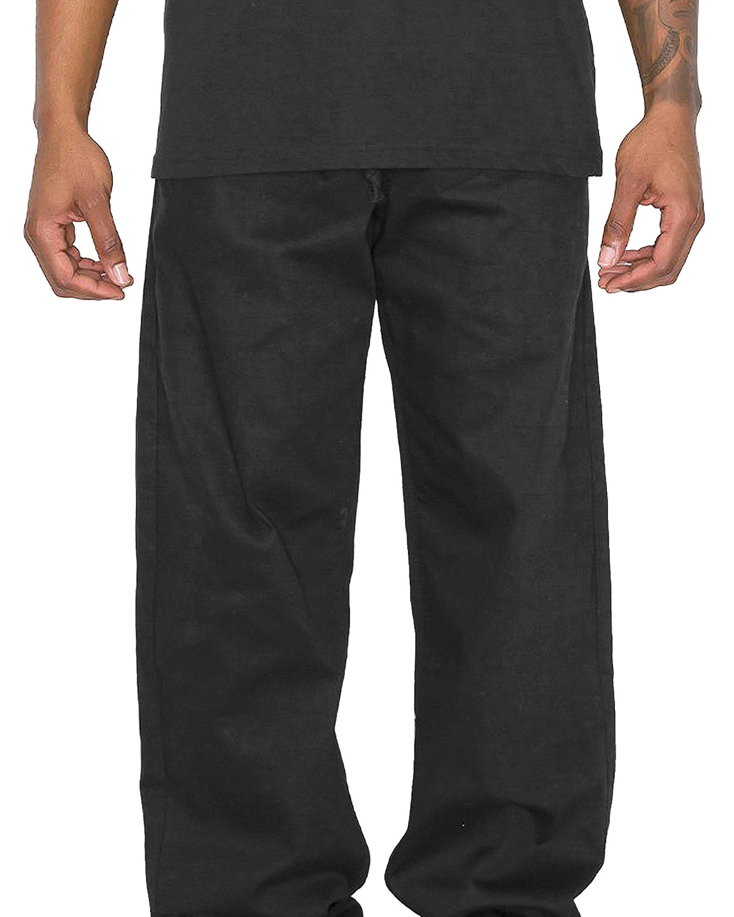 Men's Essential Baggy Fit Solid Jogger Pants