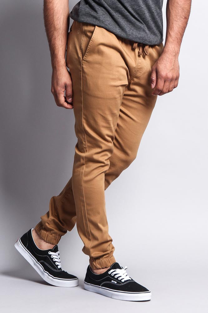 Men's Slant-Pocket Skinny Joggers
