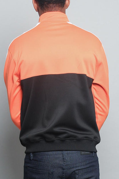 Tri-Colored Track Jacket