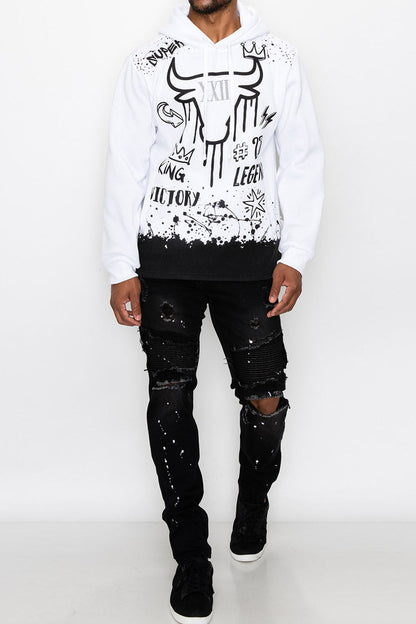 23 Legend Graffiti Pullover Hoodie