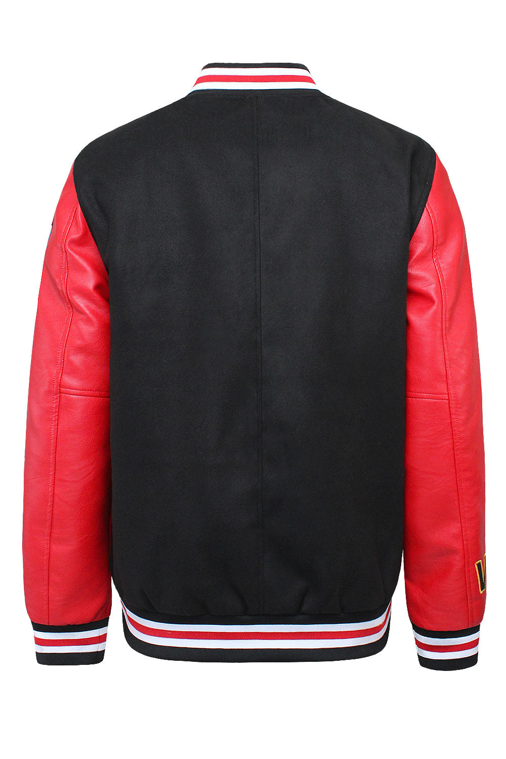 Patched Good Vibes Varsity Jacket