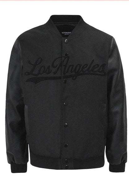 Men's Los Angeles Chenille Patch Varsity Jacket