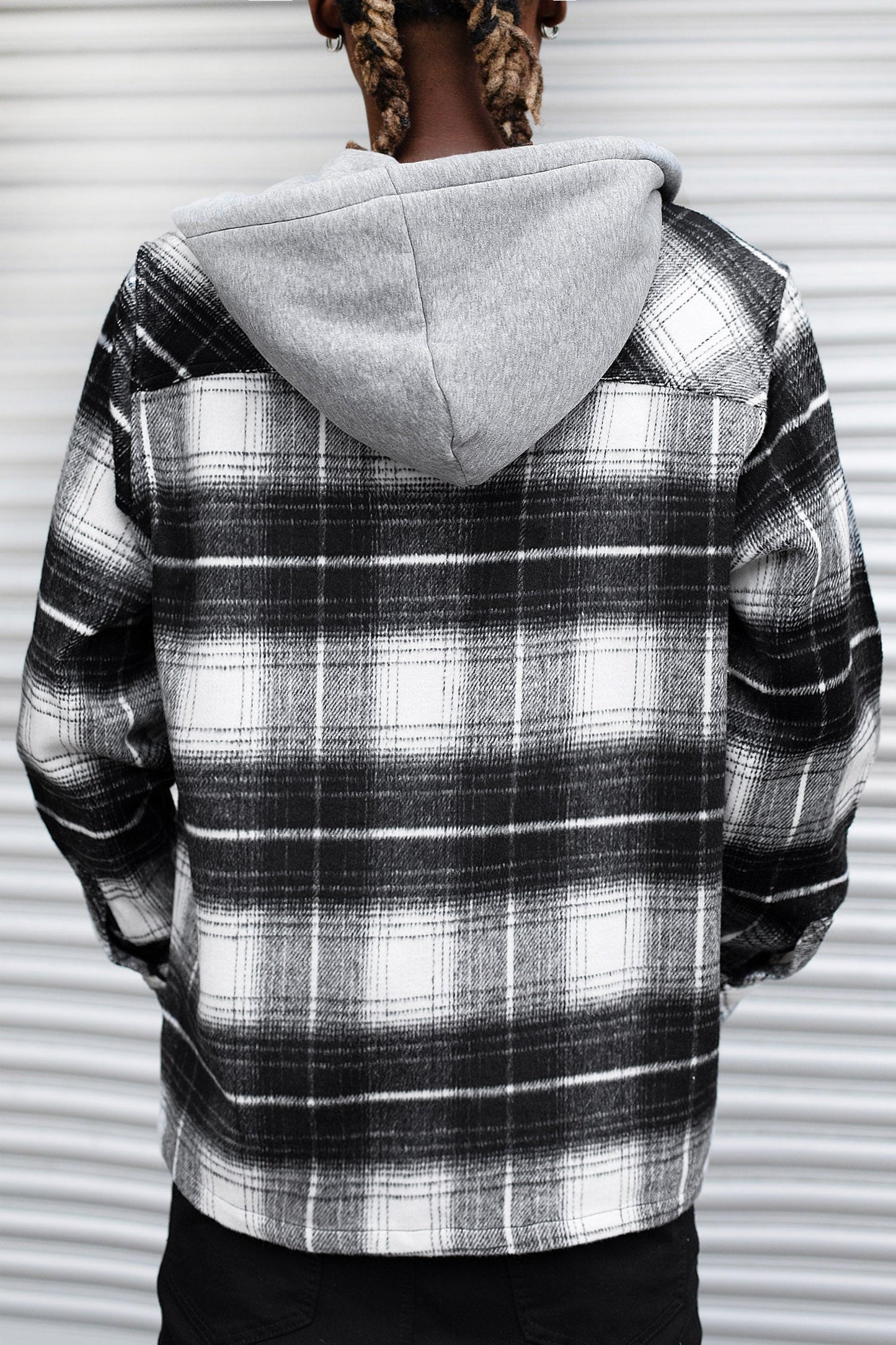 Men's Essential Hooded Flannel Overshirt