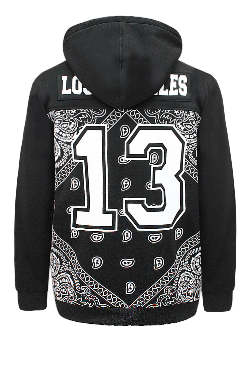 Men's Essential #13 Los Angeles Paisley Bandana Hoodie