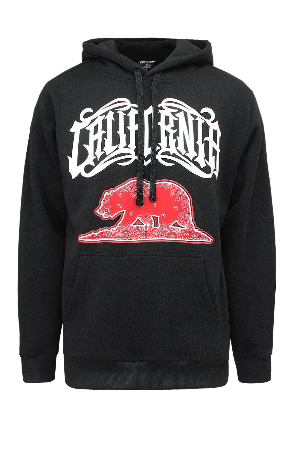 Men's California Bear Fleece Pullover Hoodie