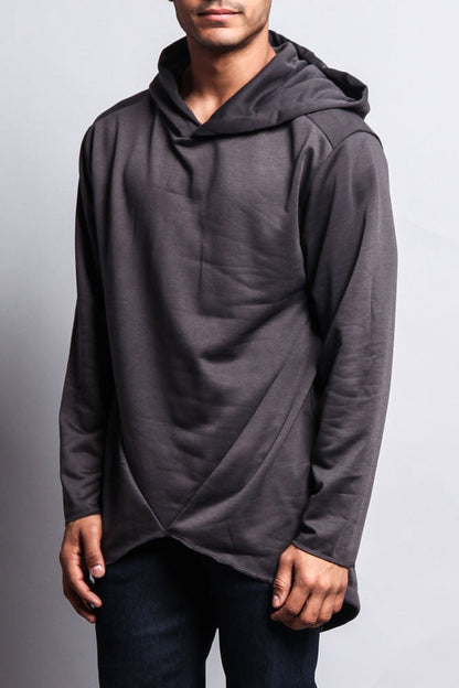 Long Length Fishtail Pullover Hoodie