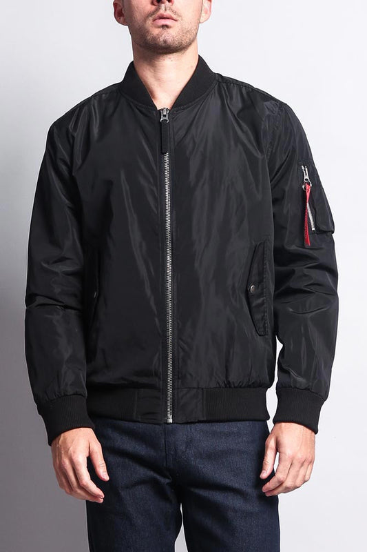 Men's Lightweight Bomber Flight Jacket