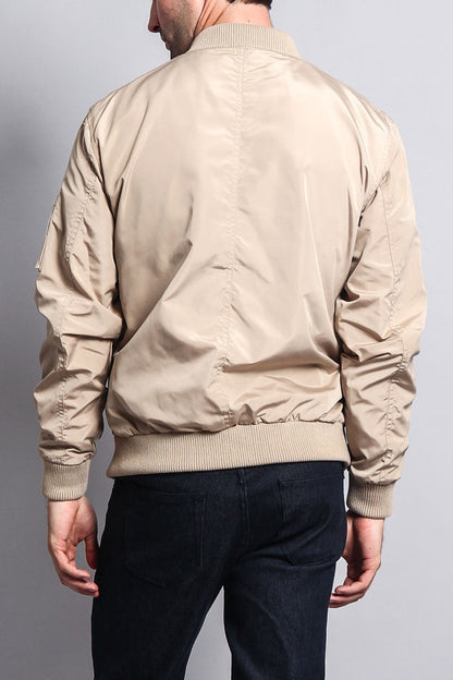 Men's Lightweight Bomber Flight Jacket
