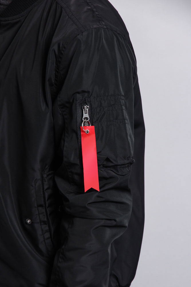 Contrast Lightweight Bomber Flight Jacket