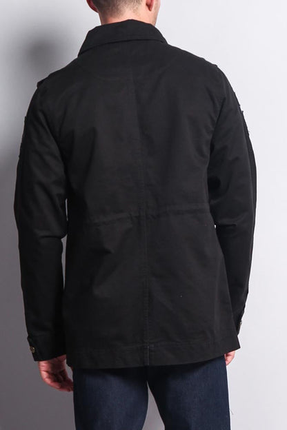 Patched Army Jacket